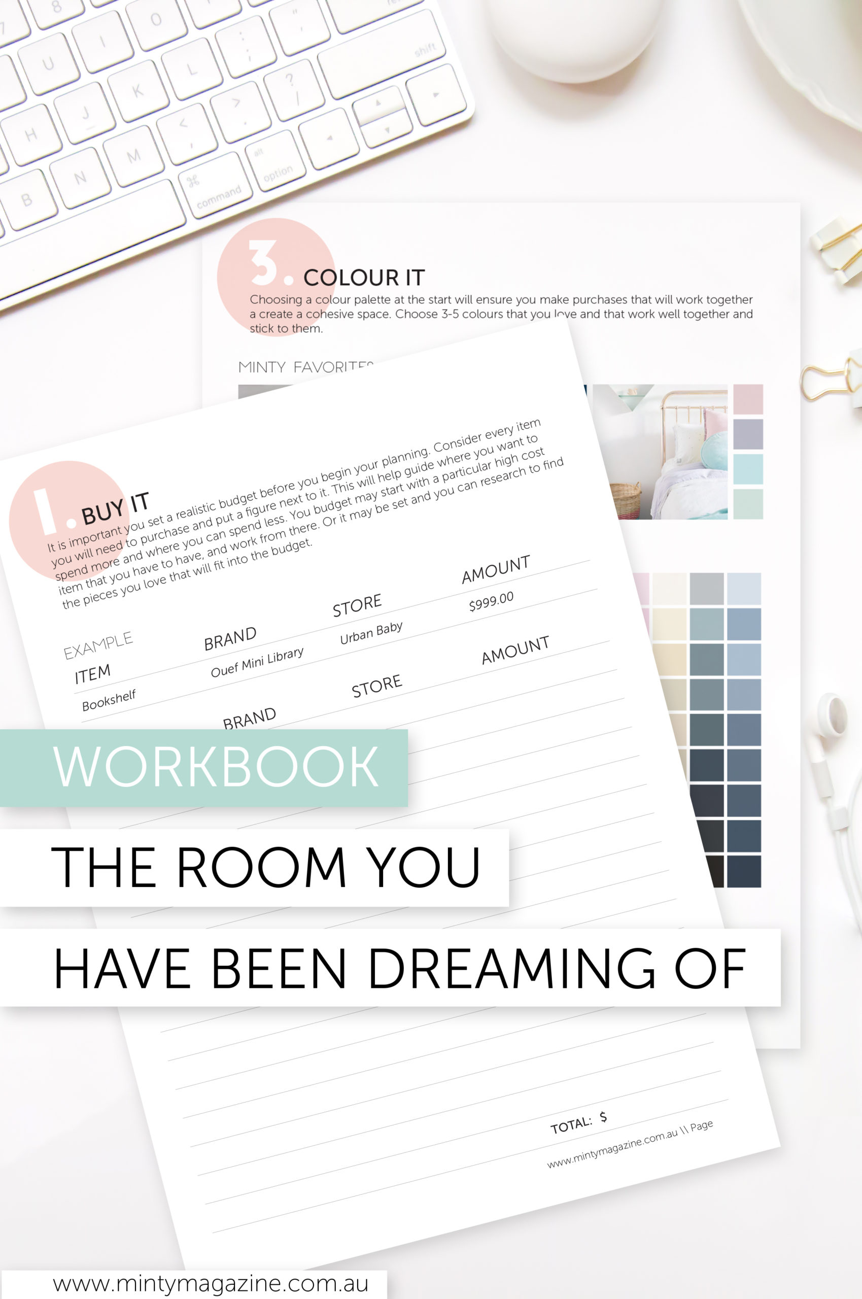 Minty Magazine Free Resources The Room You Have Been Dreaming Of Workbook