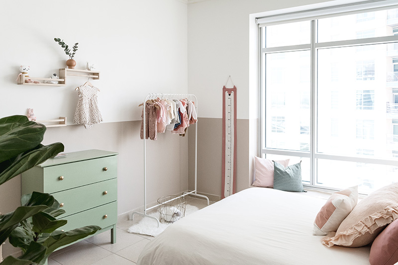 Real Room Reveal- Mila's Nursery on a Budget 