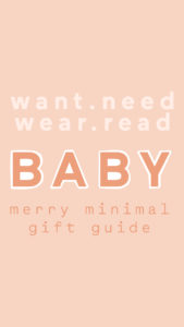 Gift Guide Baby