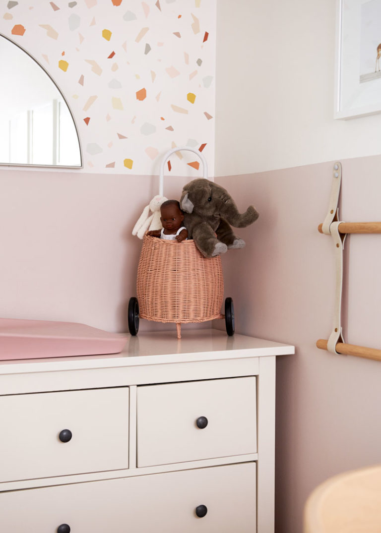 A Feminine and Functional Nursery for Thea Minty Magazine