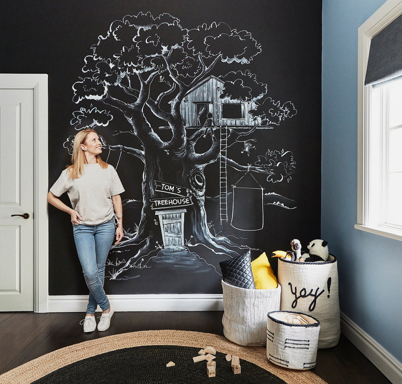 Sandy McLean Mini Casa Chalk Mural
