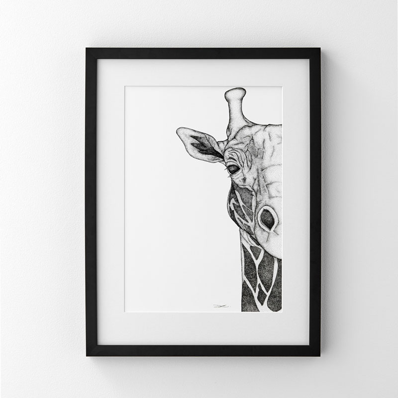 Animal Artwork Giraffe